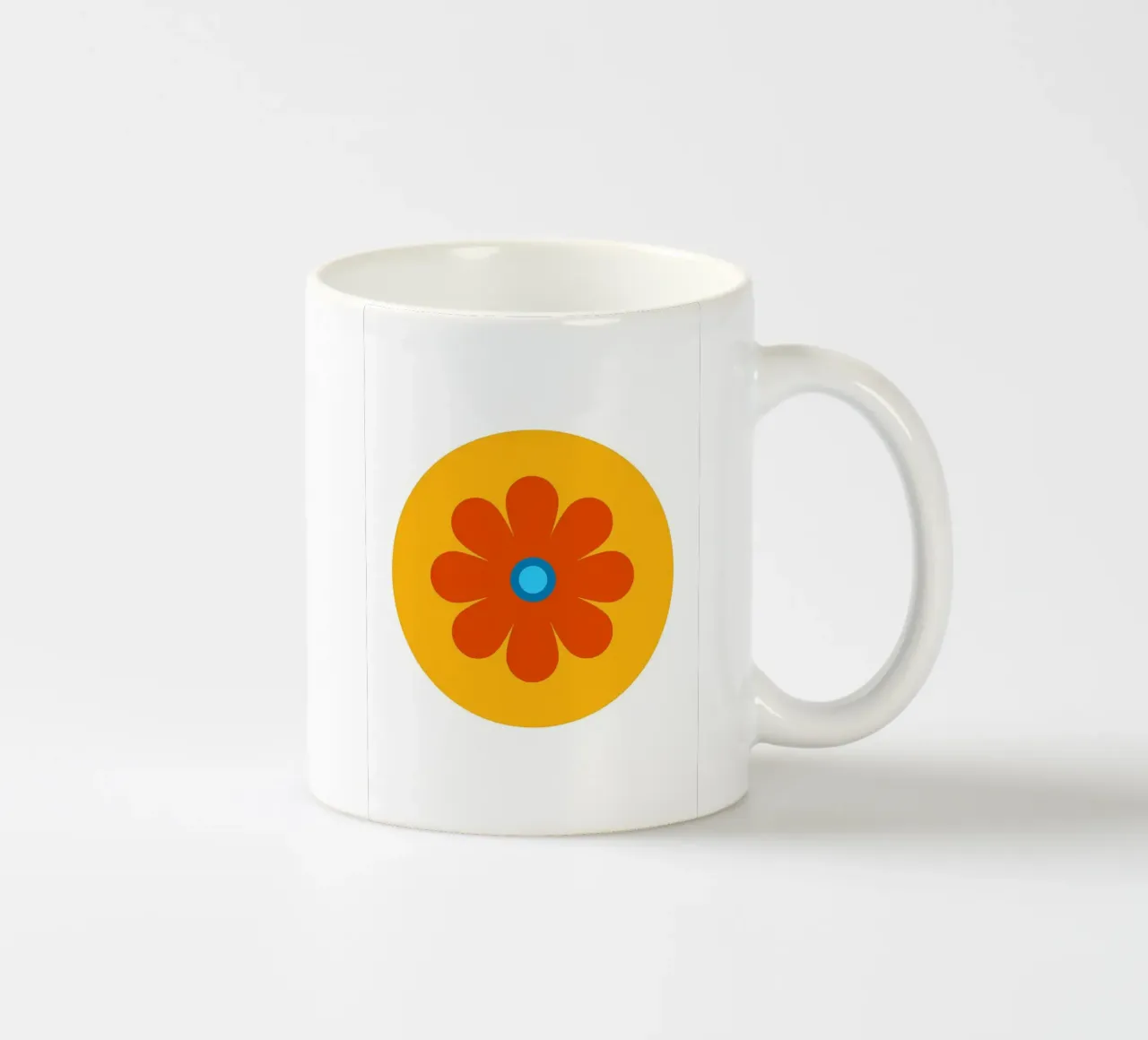 Fiore retrò tazza in ceramica da diedrich
