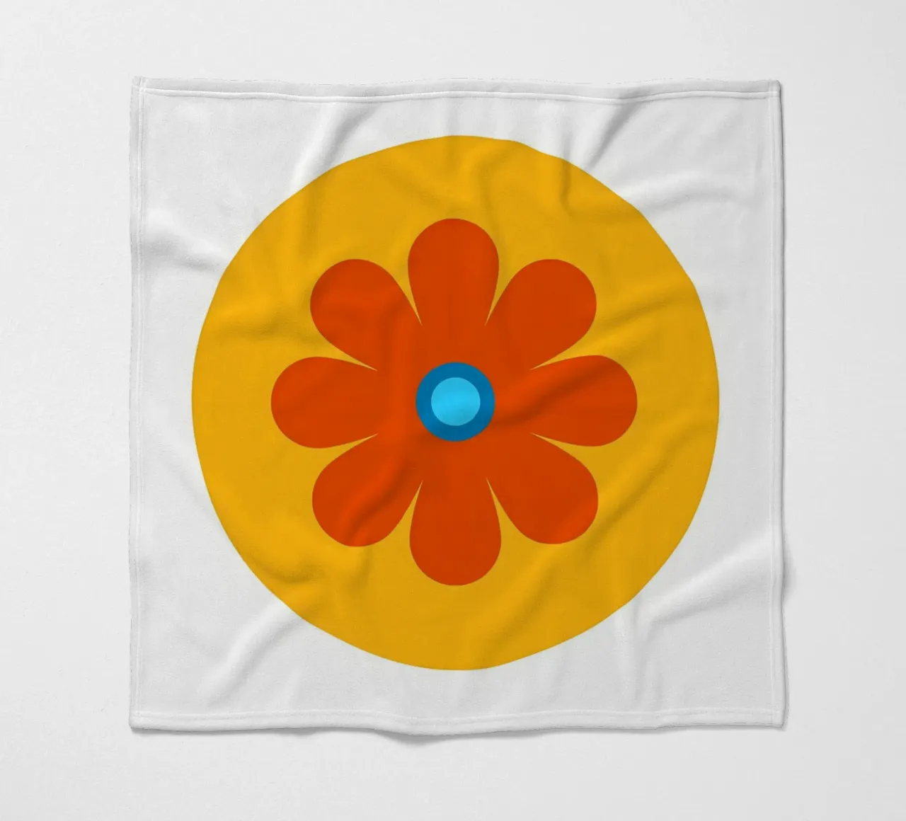 Fiore retrò coperta in pile da diedrich