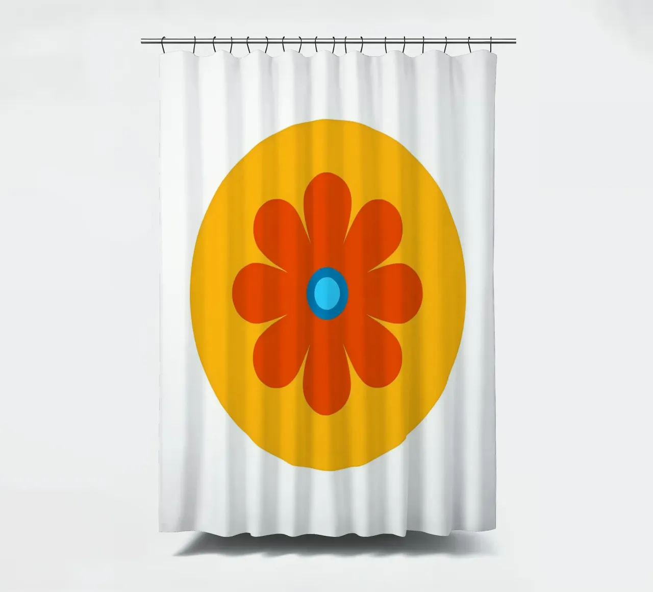 Fiore retrò tenda da doccia da diedrich