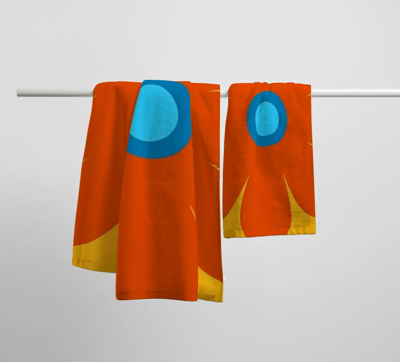 Retro flower towel by diedrich