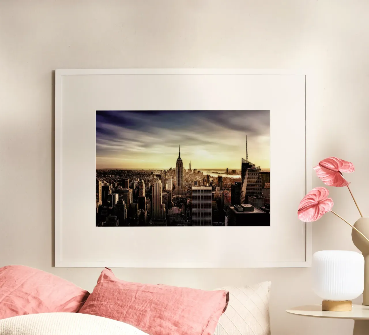 Long Sunset poster van Pictufy