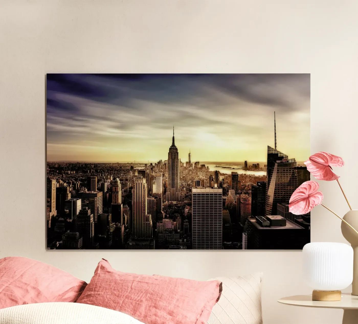 Long Sunset Poster von Pictufy