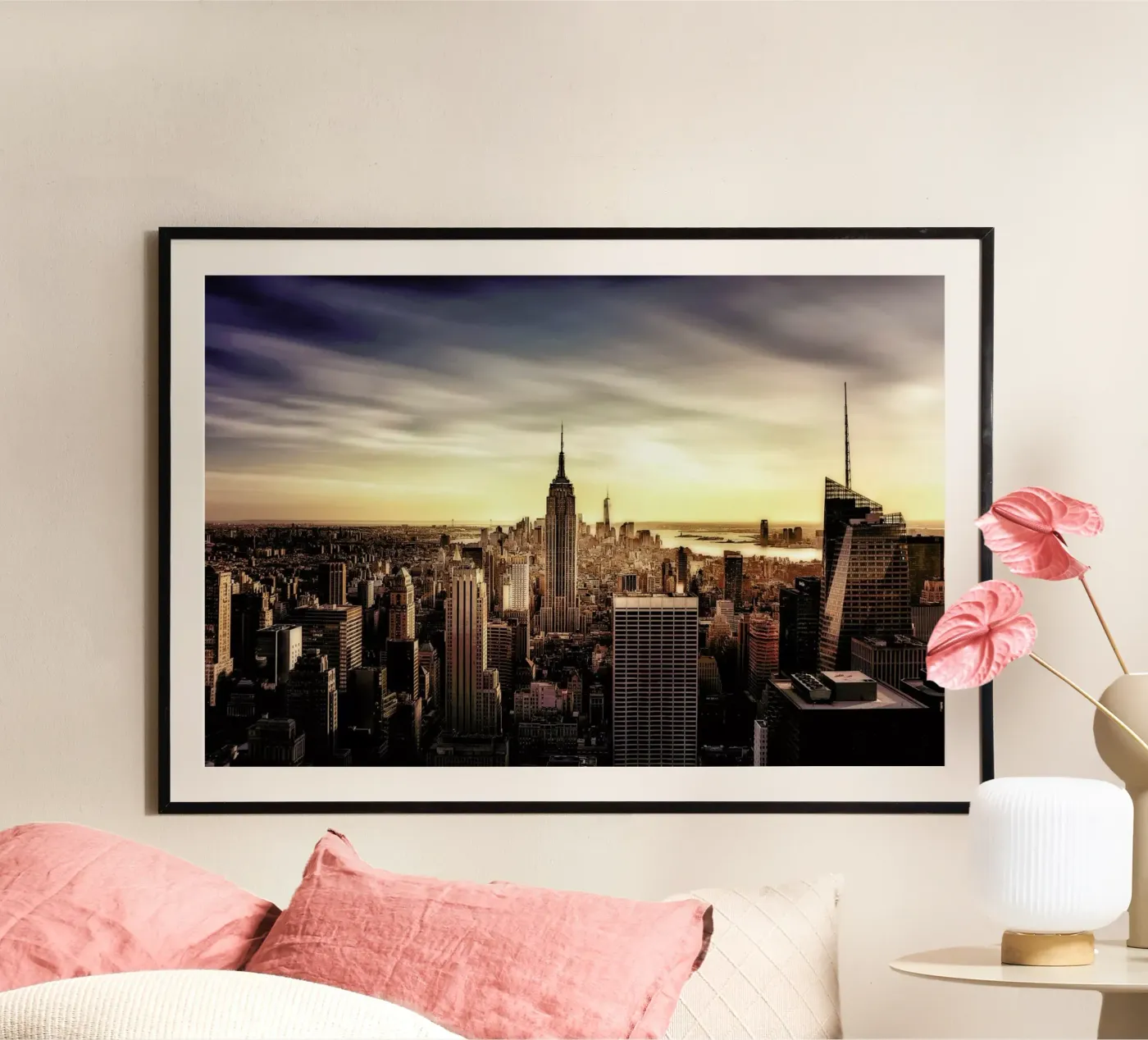 Long Sunset Poster von Pictufy
