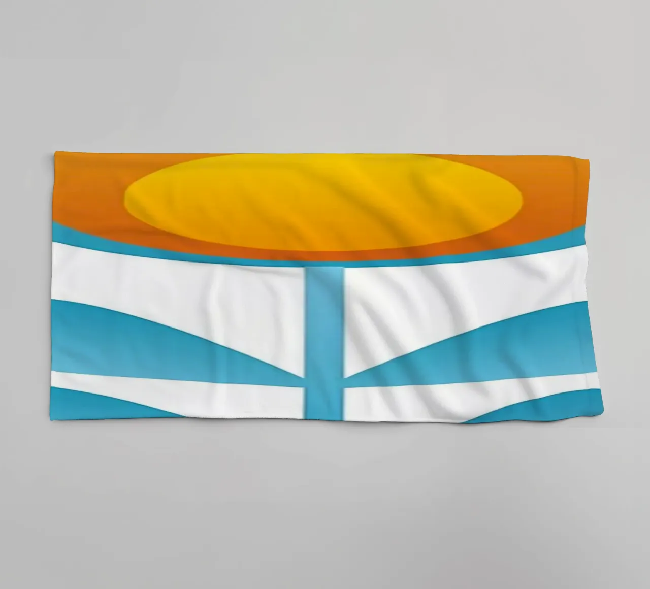 Retro bloem badhanddoek van diedrich