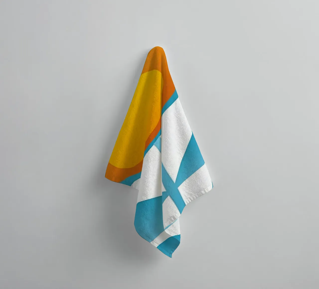 Retro bloem badhanddoek van diedrich