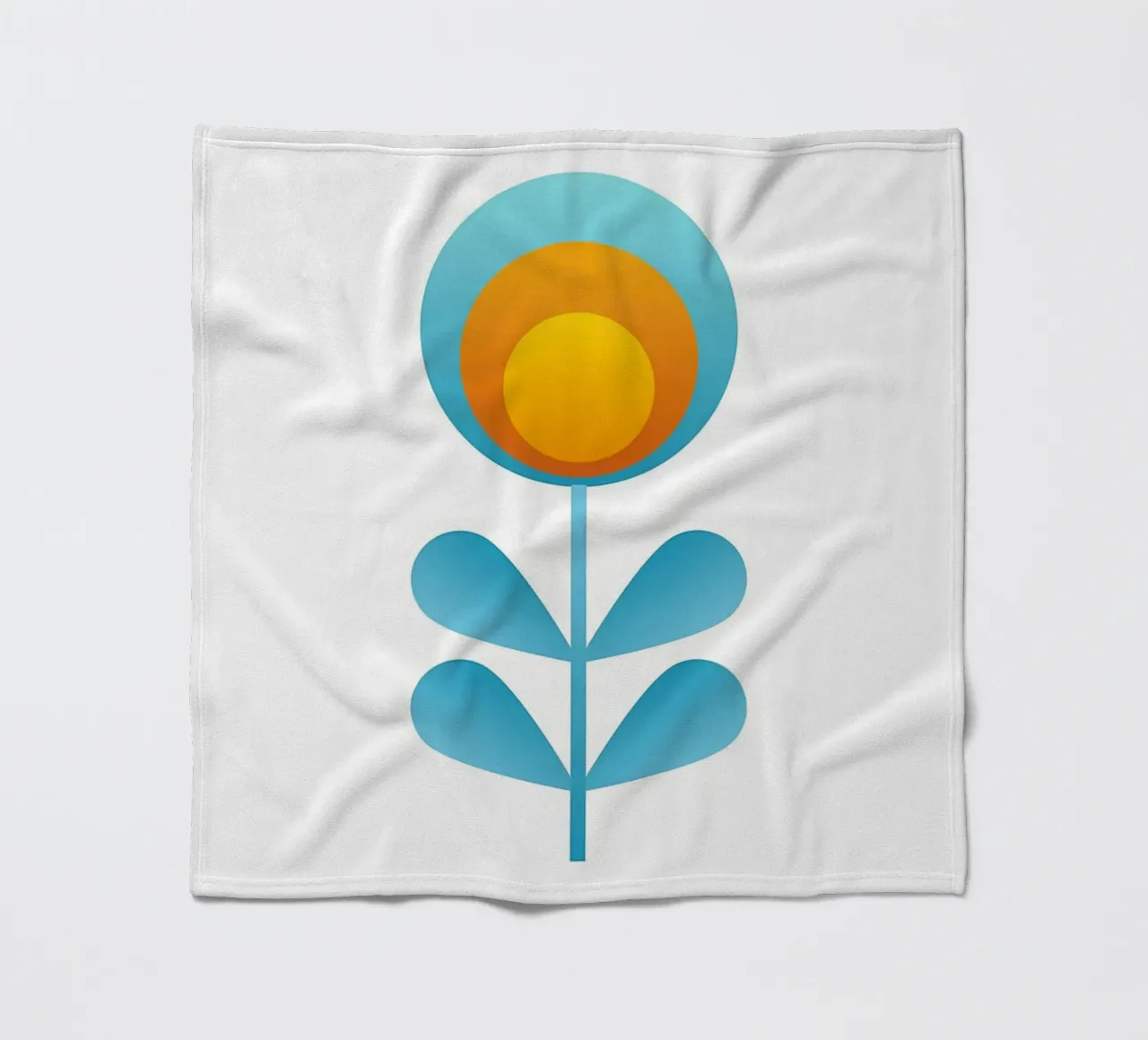 Fiore retrò coperta in pile da diedrich