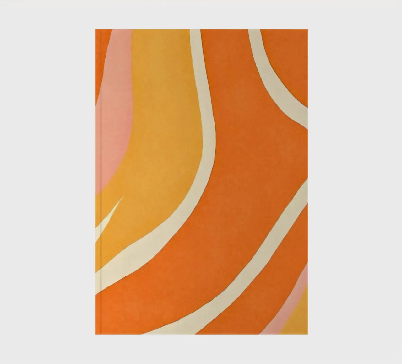Forme e forme a blocchi di colore retrò Boho Arancione Mandarino diario da Andrea Haase Modern Home