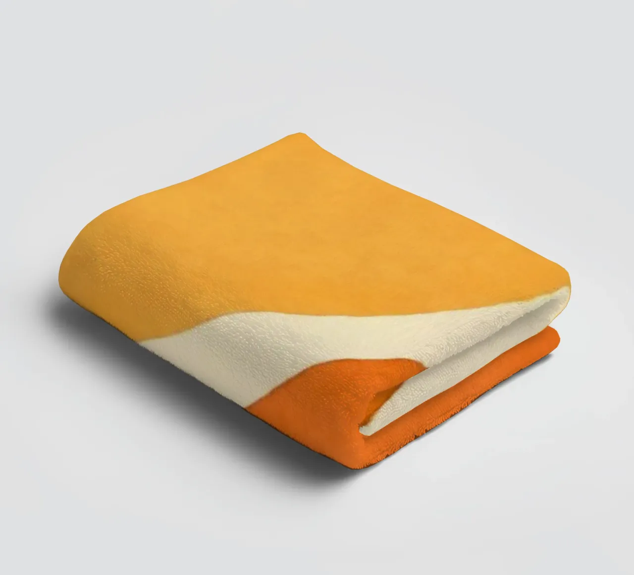 Retro Boho Color Block Shapes And Forms Orange Tangerine serviette de bain de Andrea Haase Modern Home