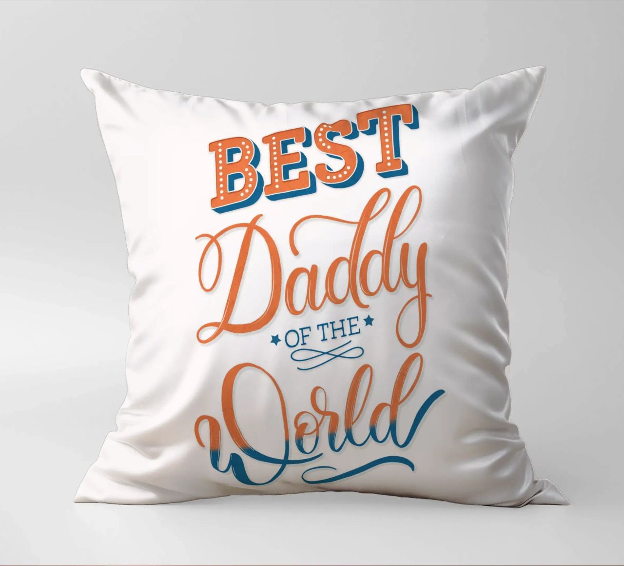 Meilleur papa du monde. Meilleur papa du monde coussin de CalliLetters