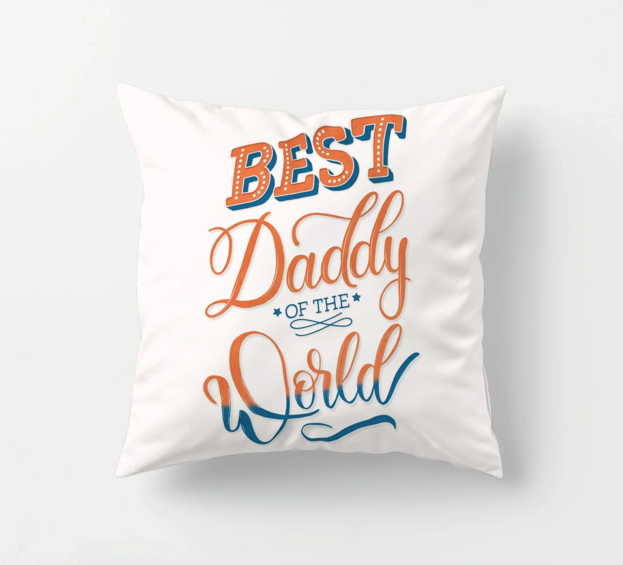 Meilleur papa du monde. Meilleur papa du monde coussin de CalliLetters