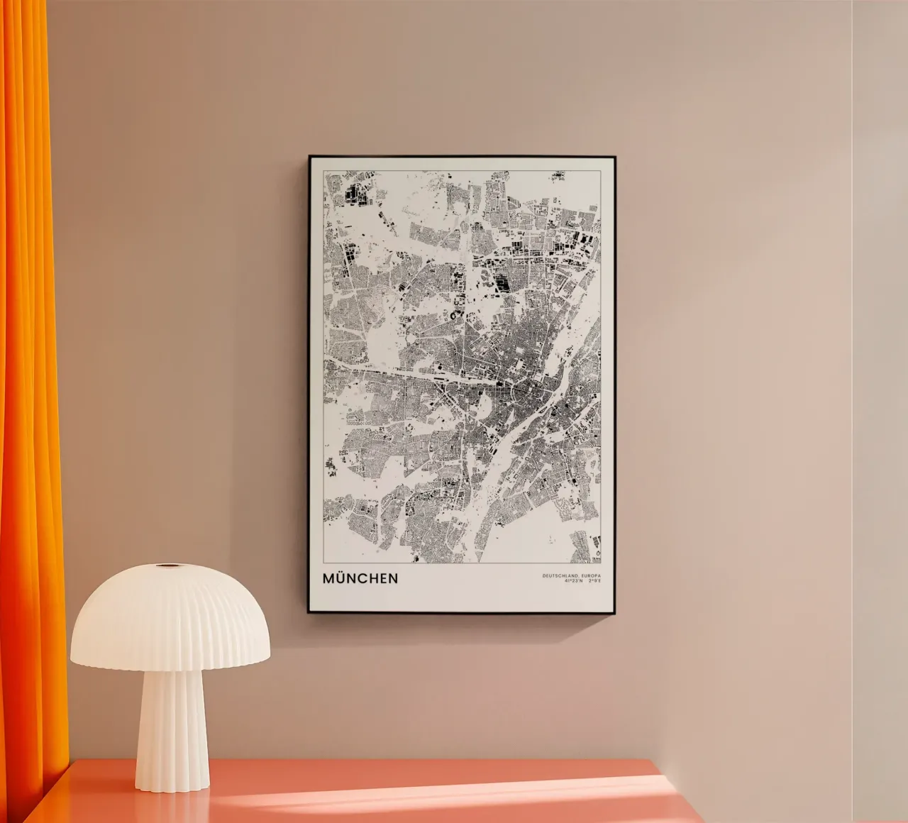 München plexiglass da The Cartography Collection