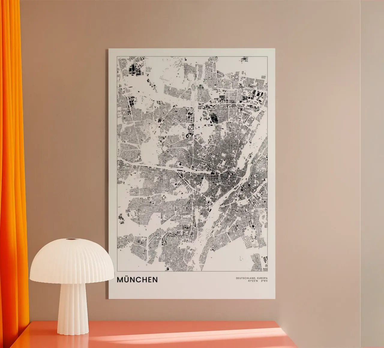 München plexiglass da The Cartography Collection