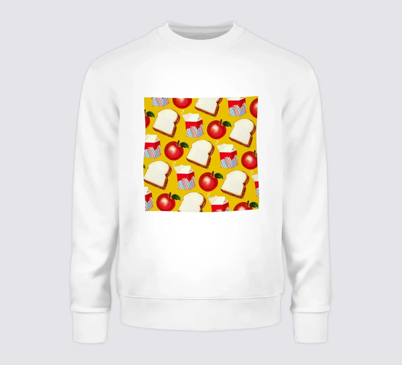 Lunch Patterns Lunch Yellow felpa da Kelly Gilleran