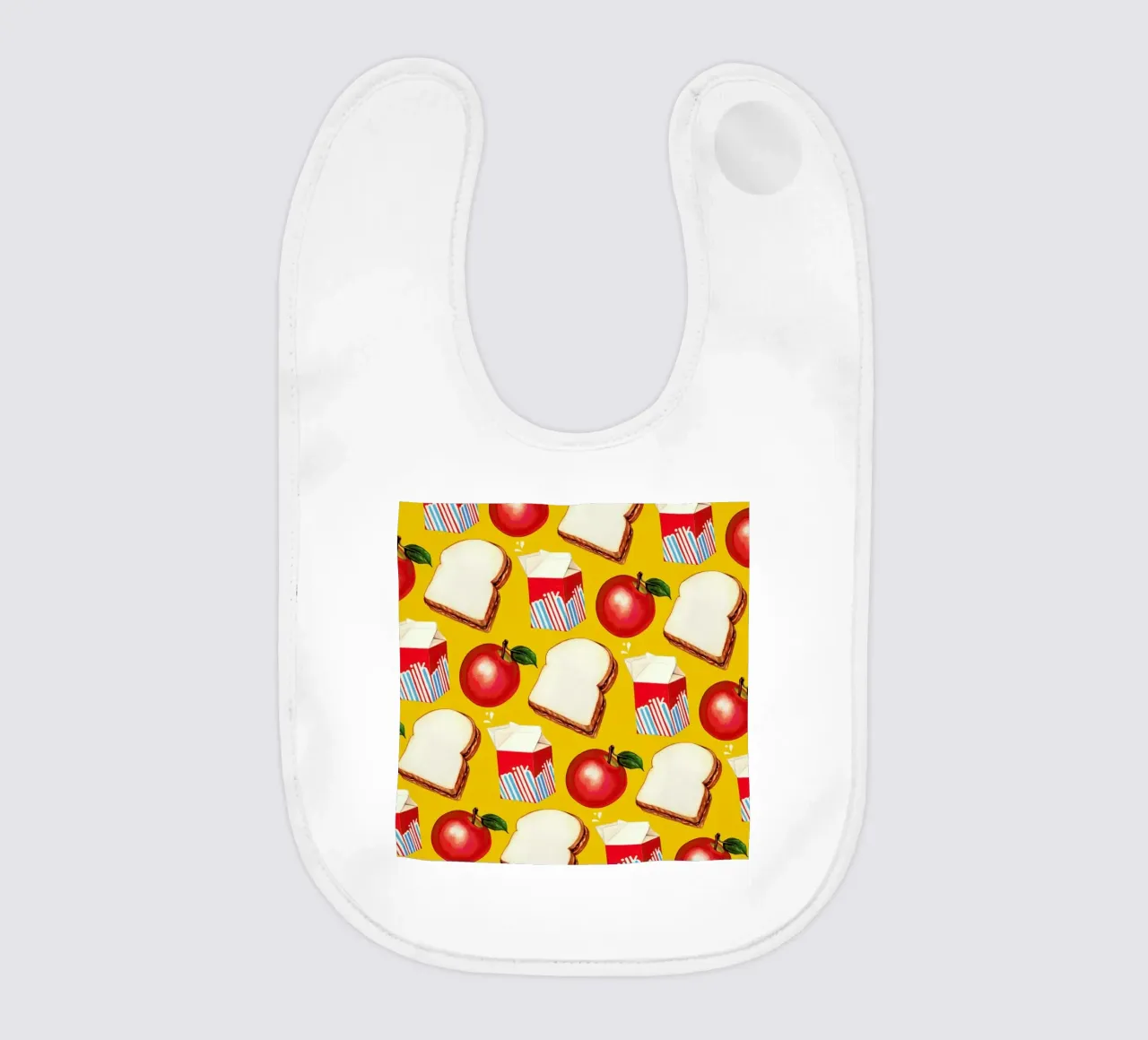 Lunch Patterns Lunch Yellow bavaglino da Kelly Gilleran
