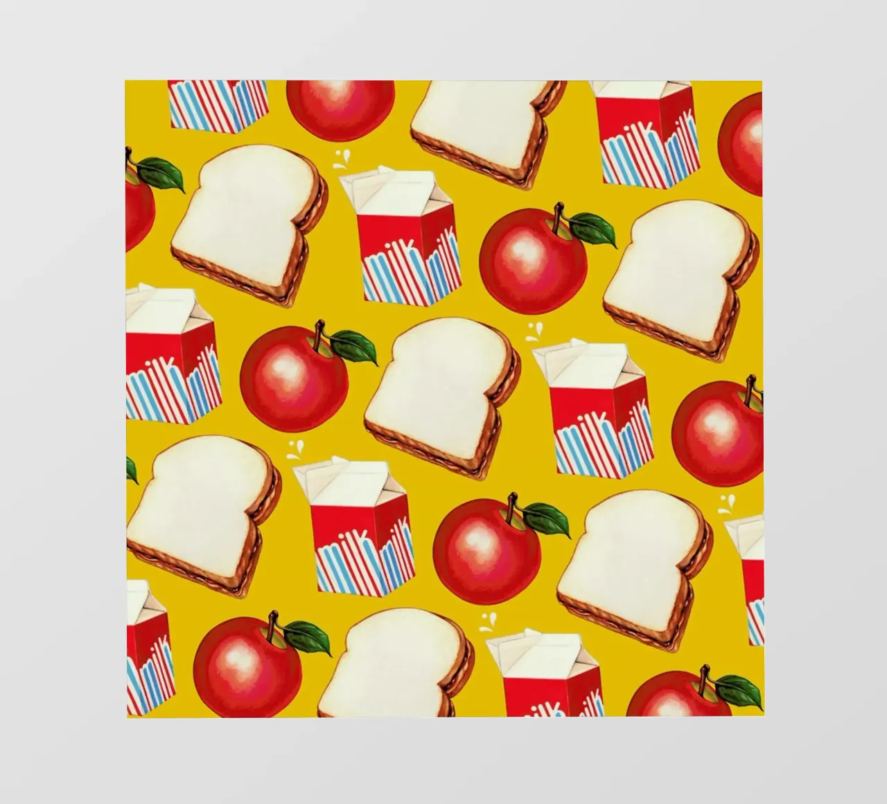 Lunch Patterns Lunch Yellow pellicola backlit da Kelly Gilleran