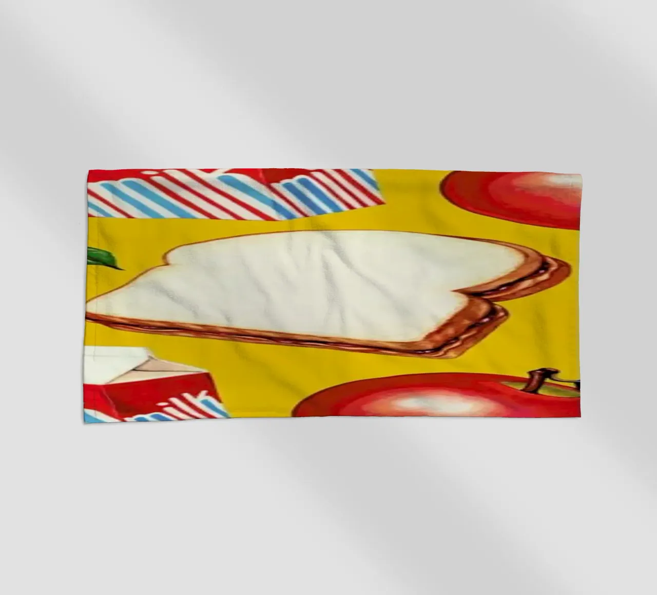 Lunch Patterns Lunch Yellow telo mare da Kelly Gilleran