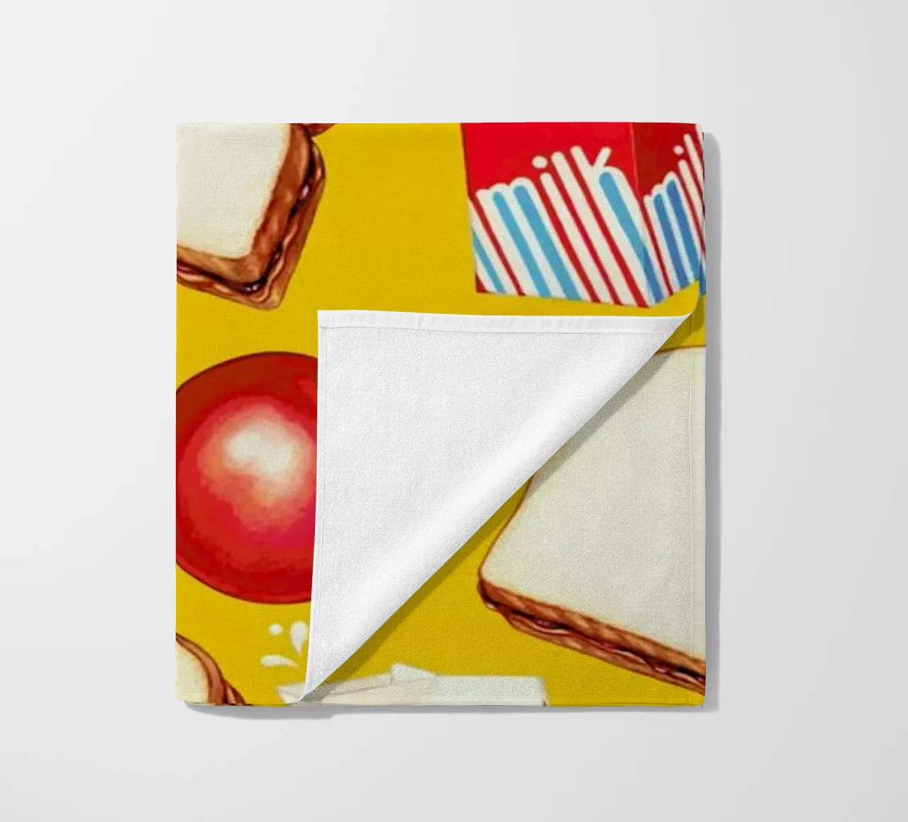 Lunch Patterns Lunch Yellow telo mare da Kelly Gilleran