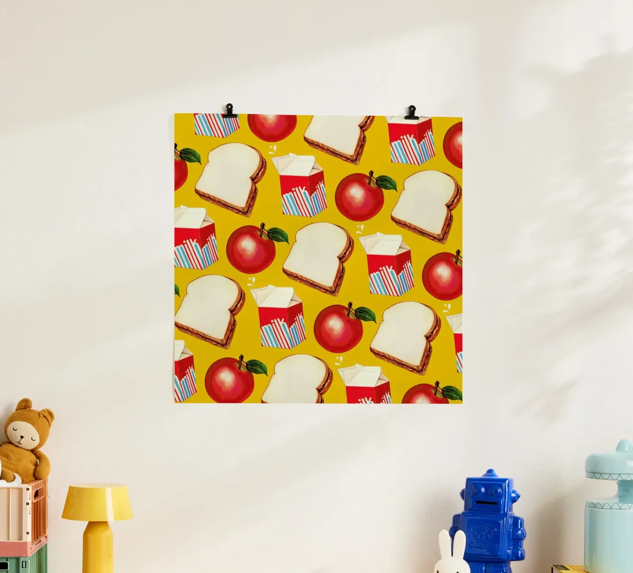 Lunch Patterns Lunch Yellow poster da Kelly Gilleran