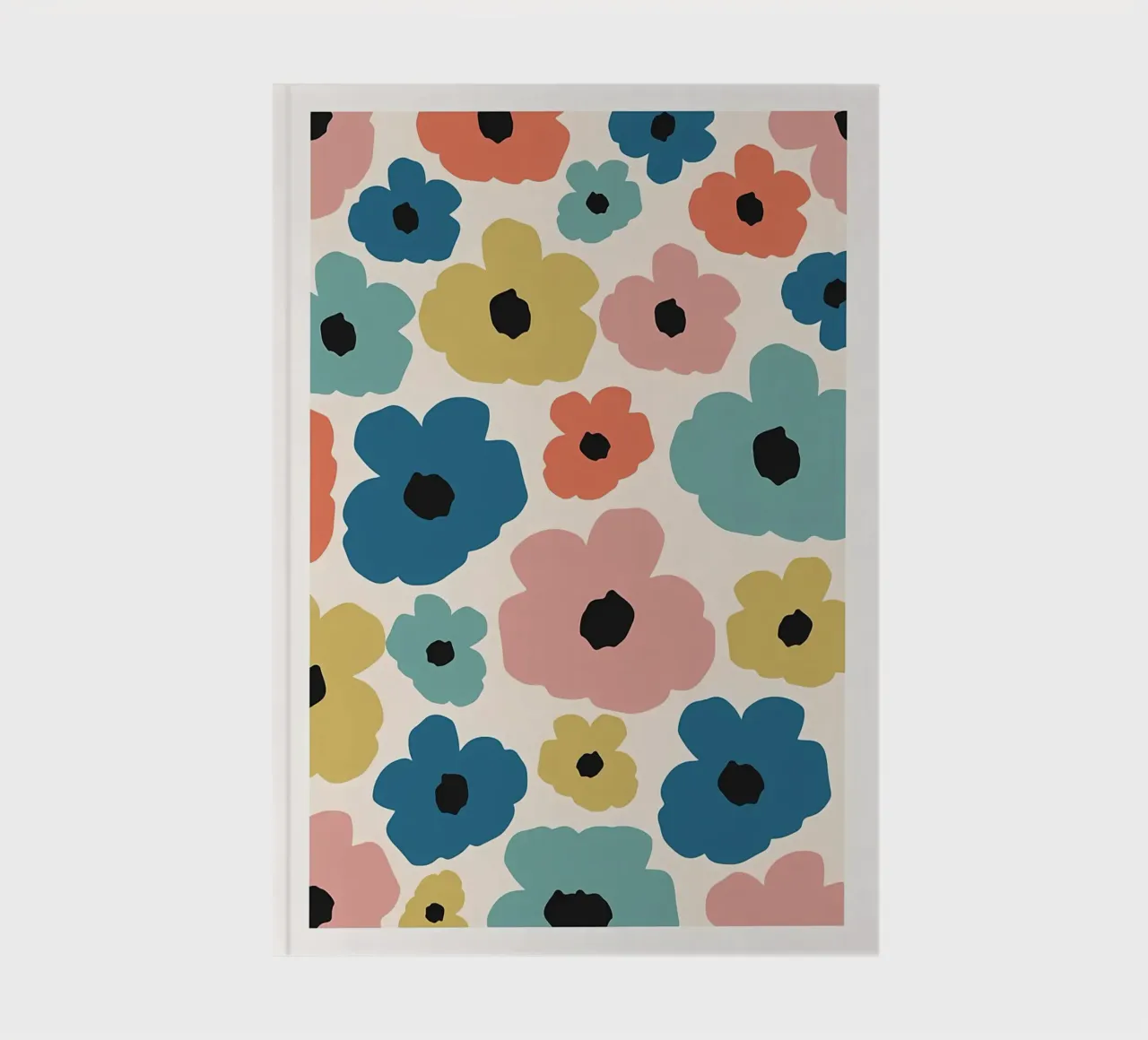 Fiori colorati e retrò diario da diedrich