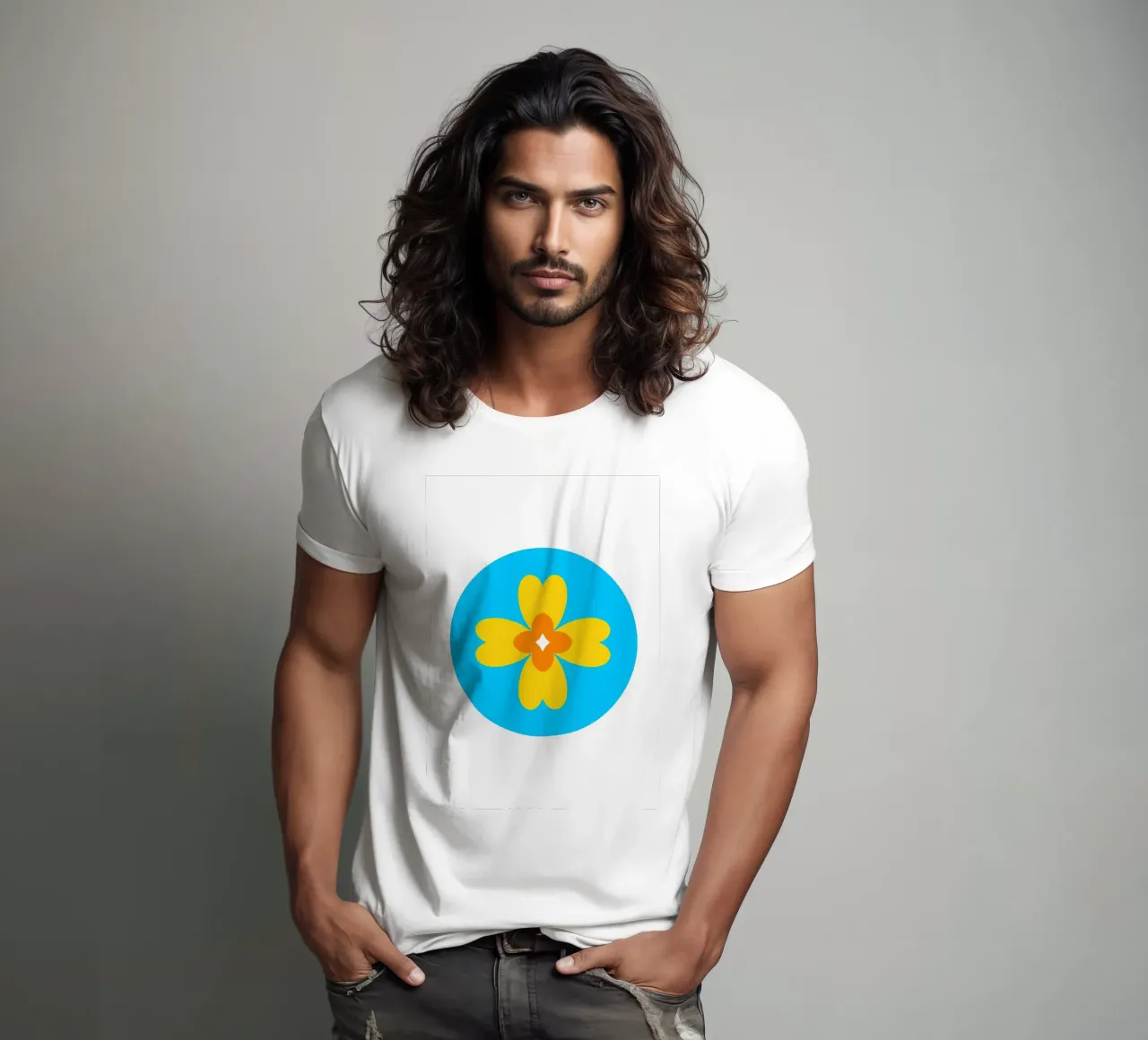 Fiore retrò t-shirt da diedrich
