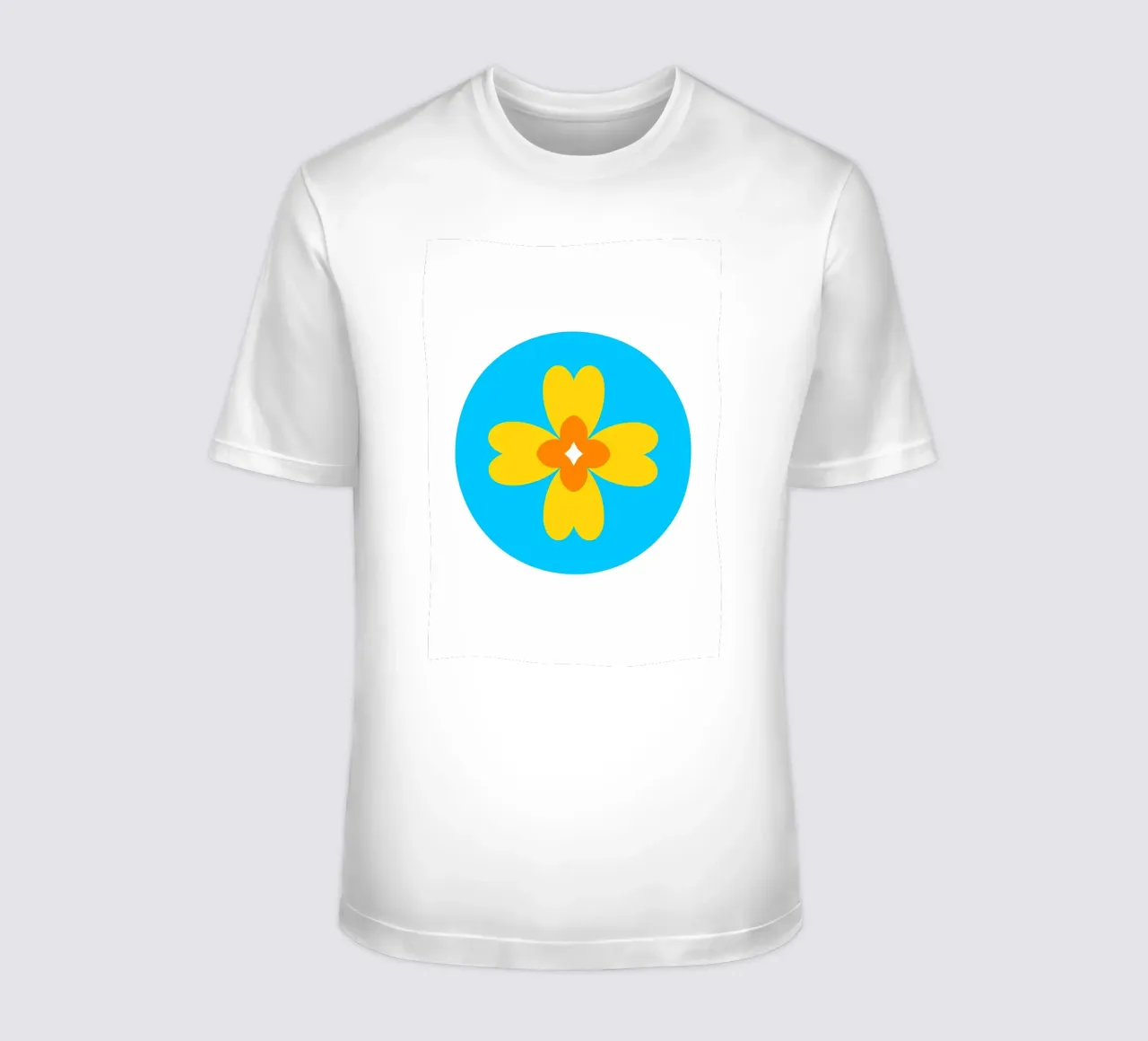 Fiore retrò t-shirt da diedrich