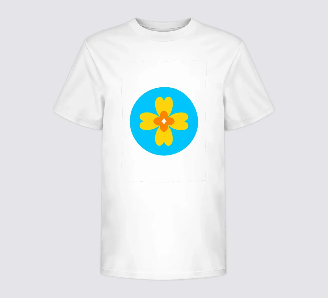 Retro flower kids t-shirt by diedrich