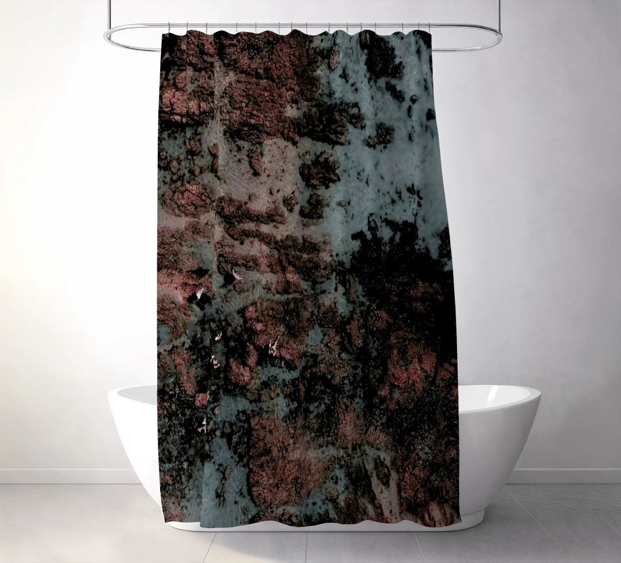 Walking on Mars tenda da doccia da Ingrid Beddoes