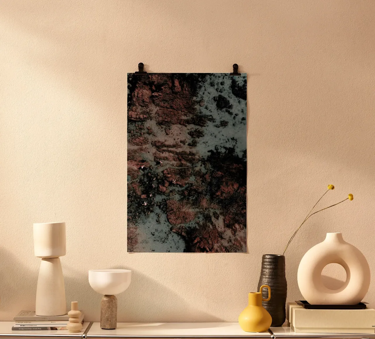 Walking on Mars poster by Ingrid Beddoes