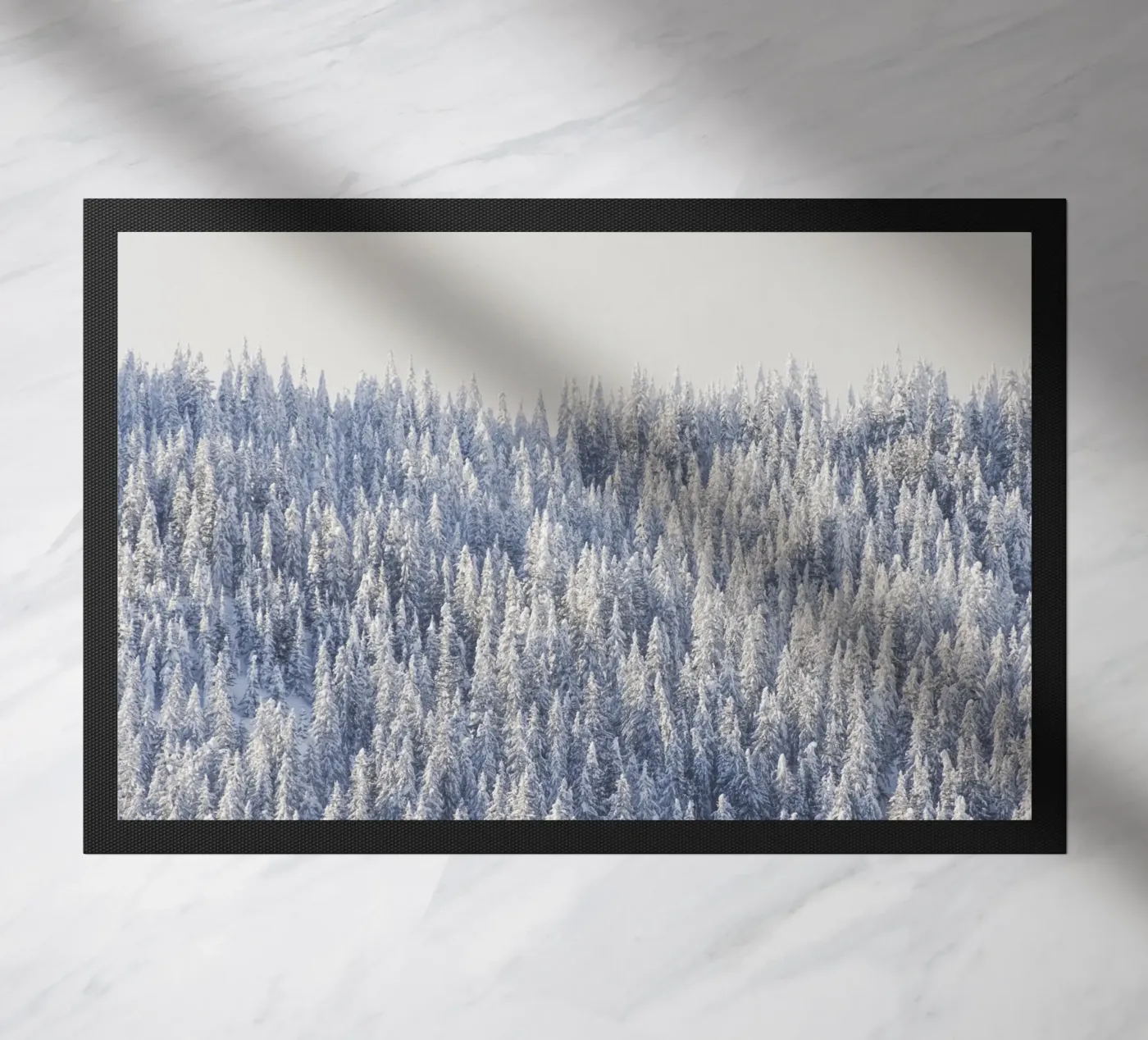 Winter Forest Fußmatte von Nur Mut