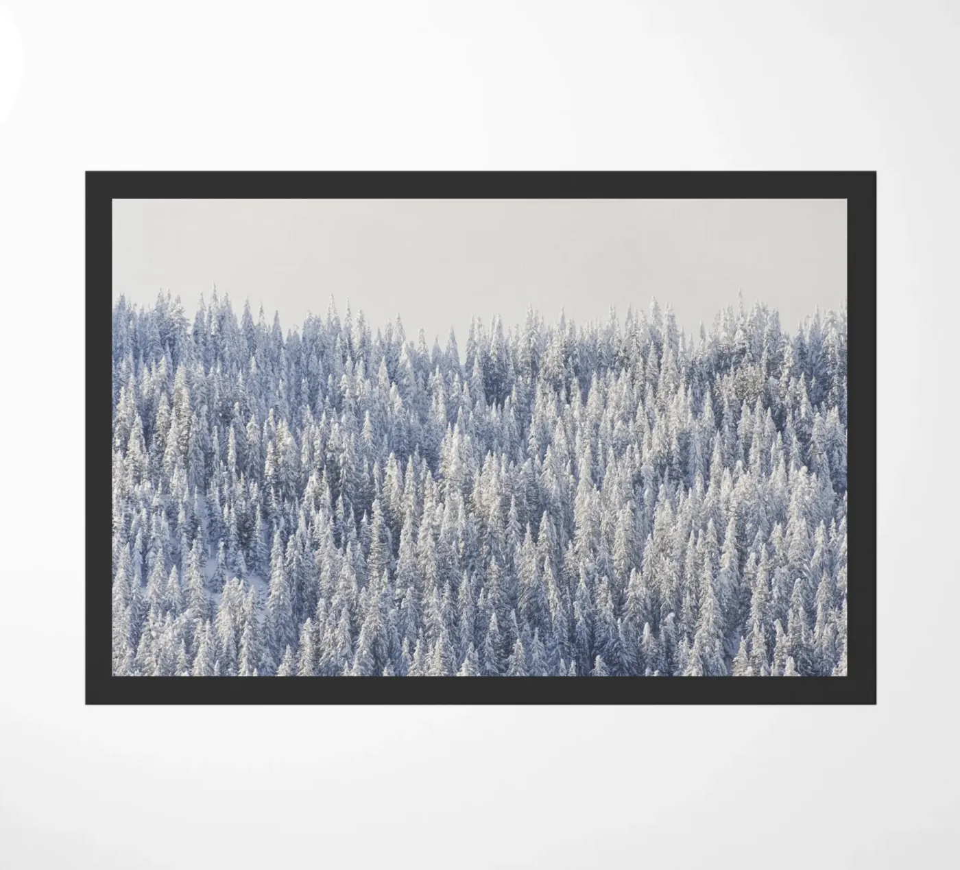 Winter Forest doormat by Nur Mut