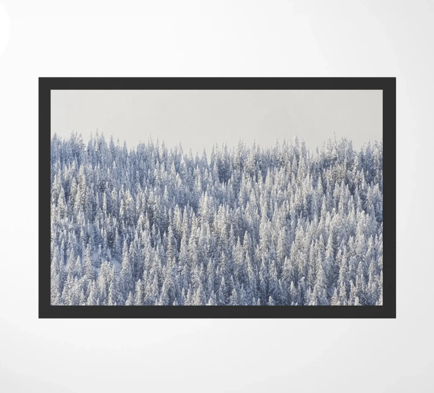Winter Forest Fußmatte von Nur Mut