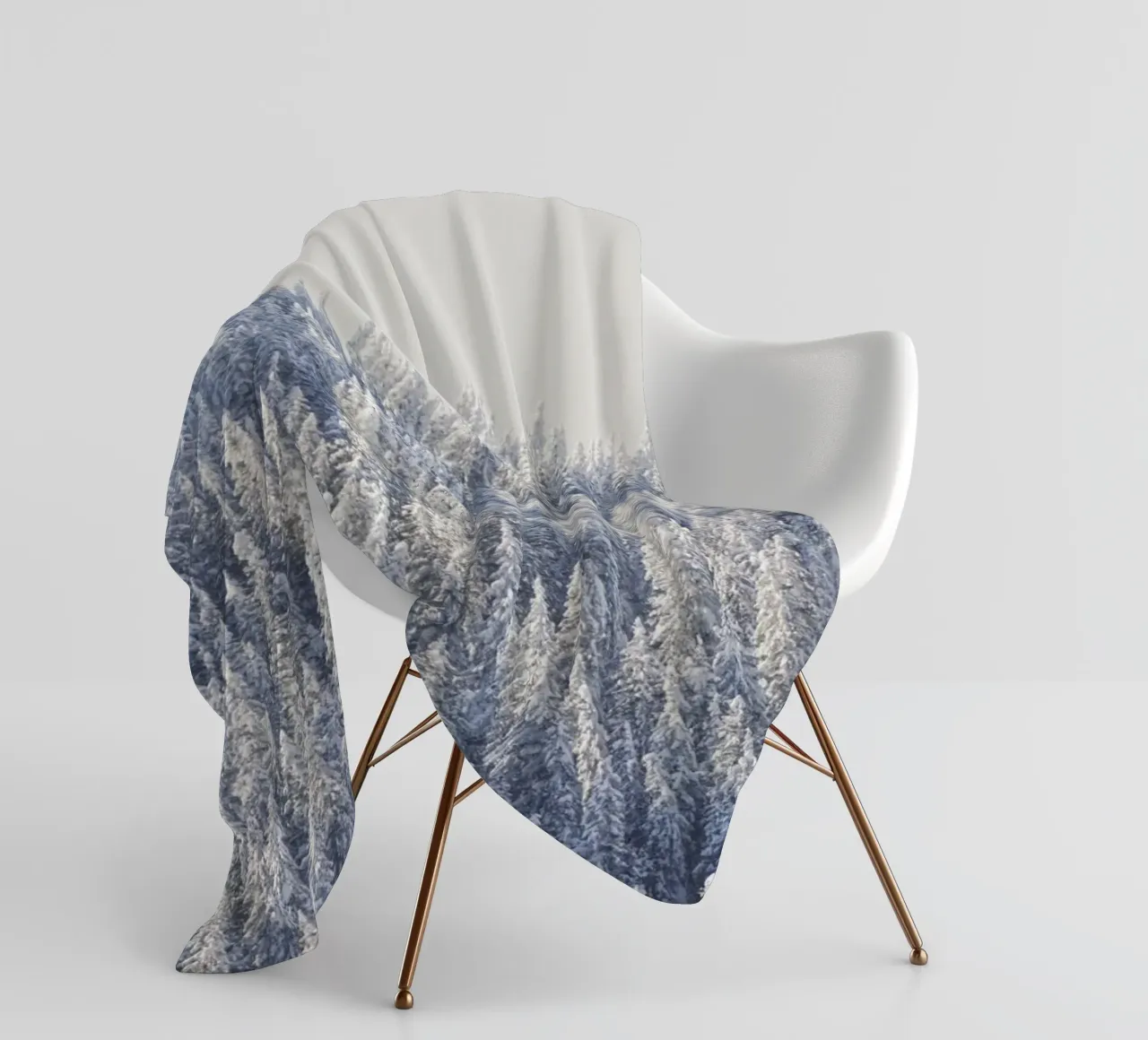 Winter Forest Fleecedecke von Nur Mut