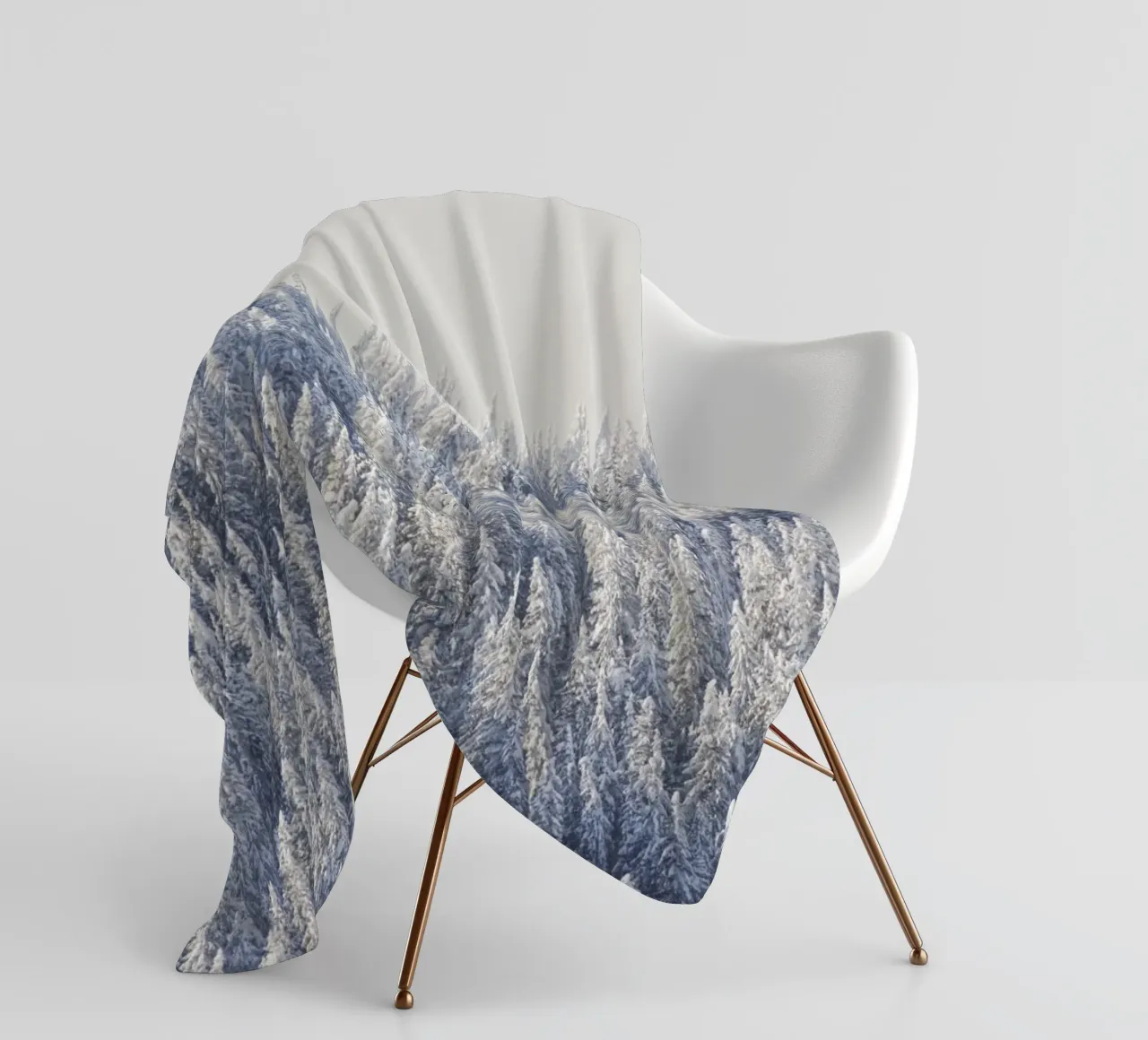 Winter Forest Fleecedecke von Nur Mut