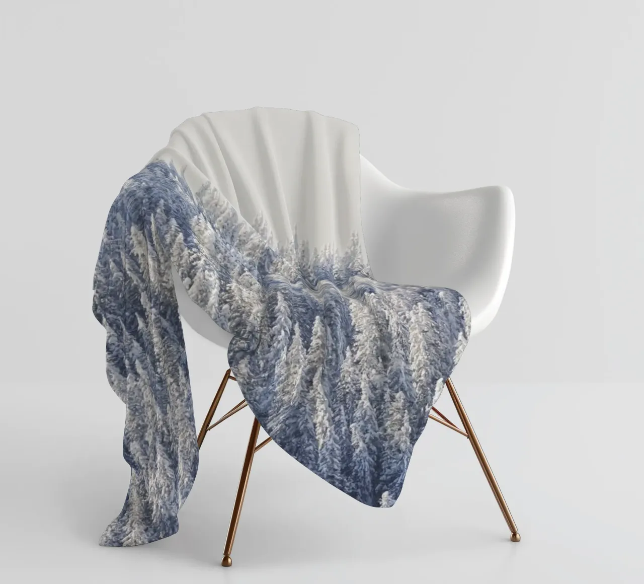 Winter Forest Fleecedecke von Nur Mut