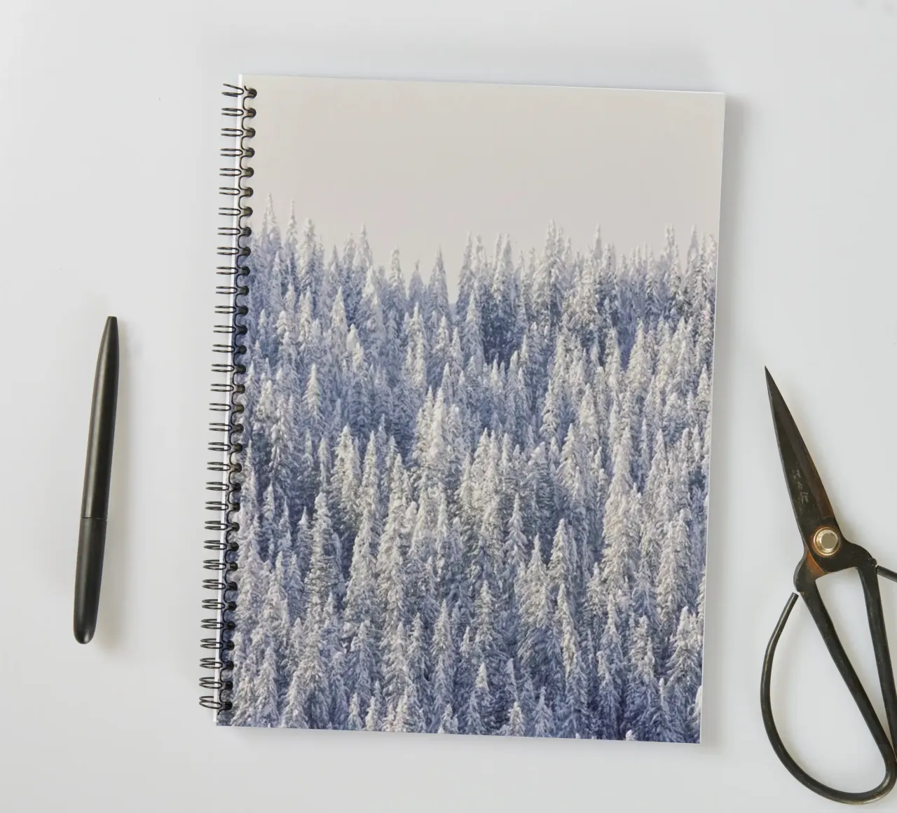 Winter Forest spiral notebook by Nur Mut
