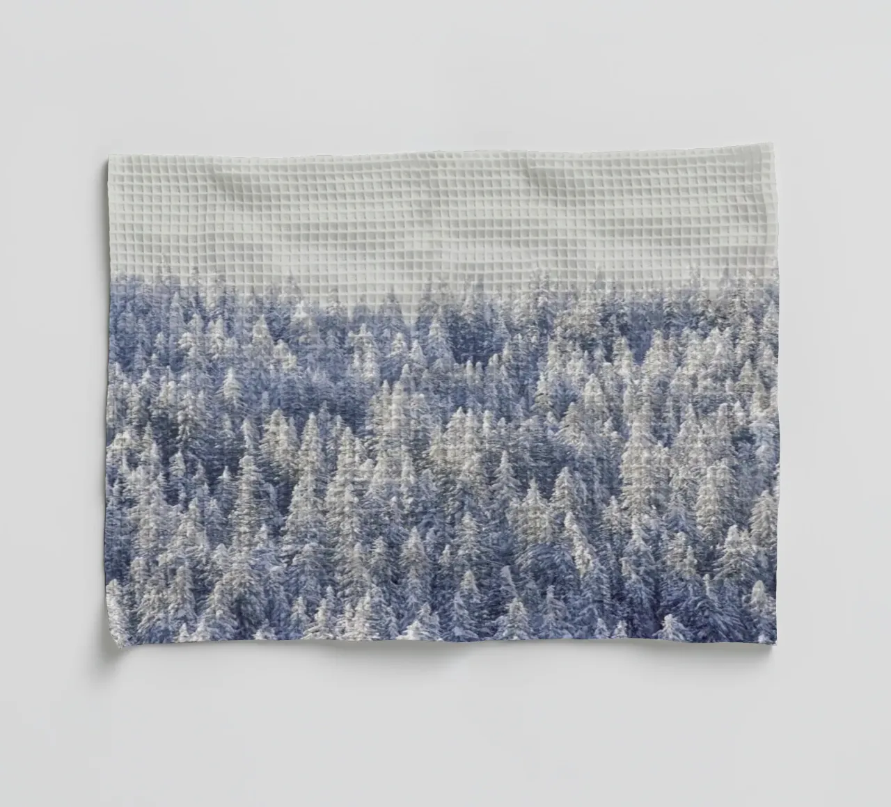 Winter Forest tea towel by Nur Mut