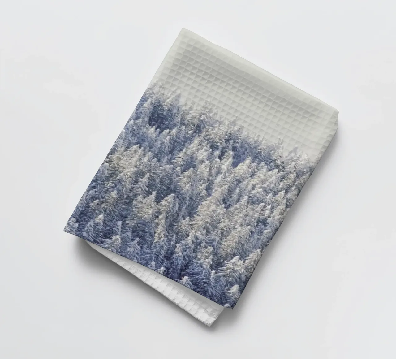 Winter Forest tea towel by Nur Mut