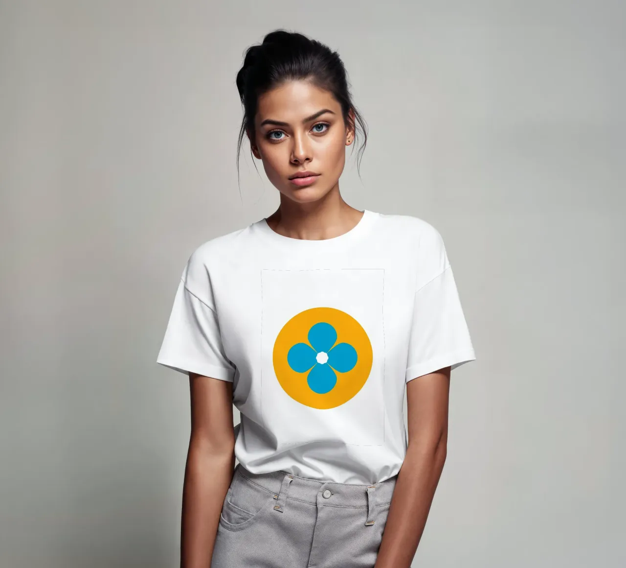 Fiore retrò t-shirt da diedrich