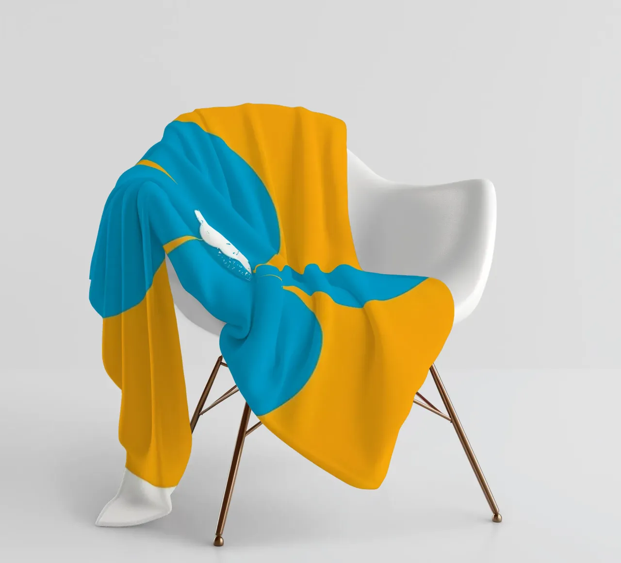 Fiore retrò coperta in pile da diedrich