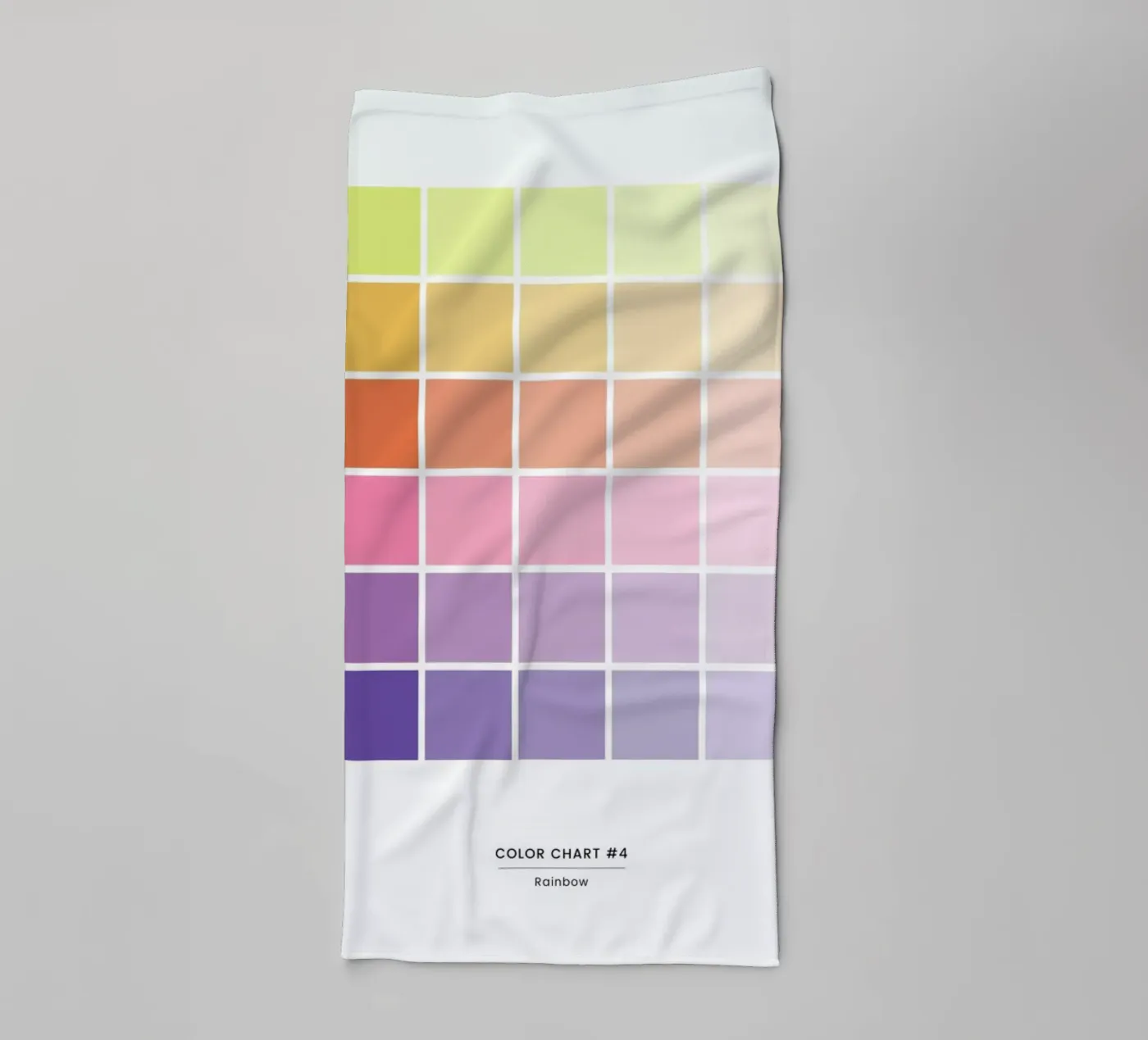 Rainbow badhanddoek van daylight design studio