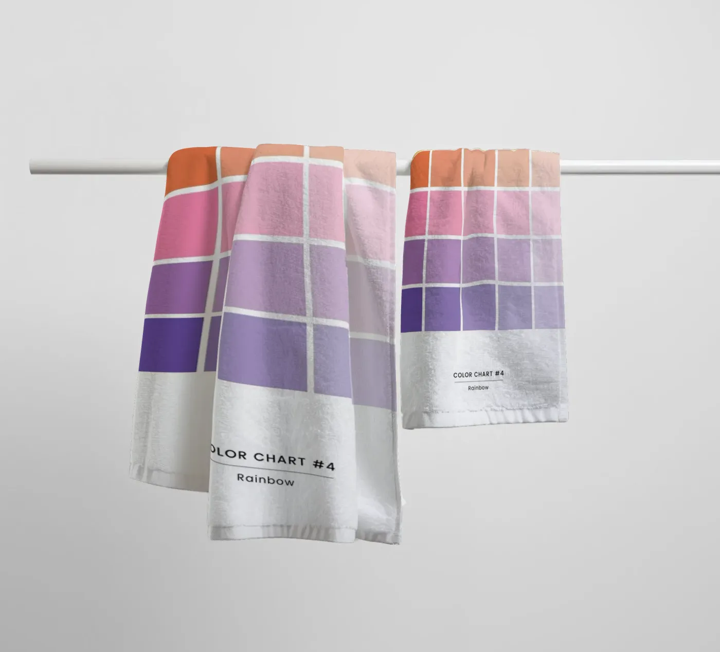 Rainbow badhanddoek van daylight design studio