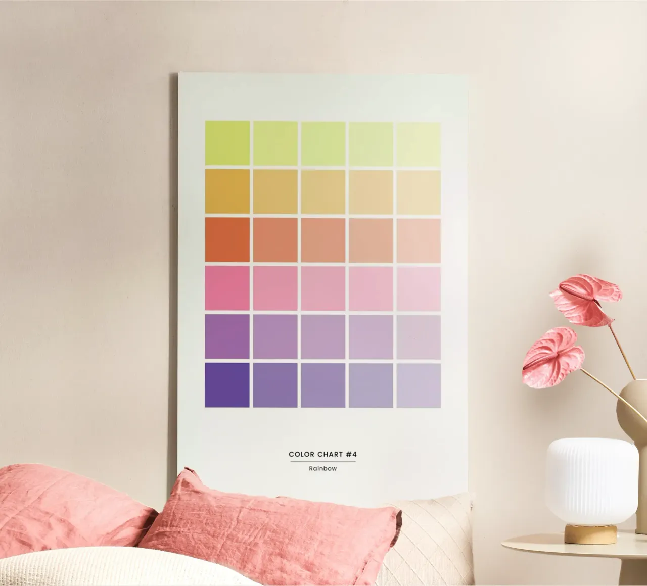 Rainbow canvas by daylight design studio