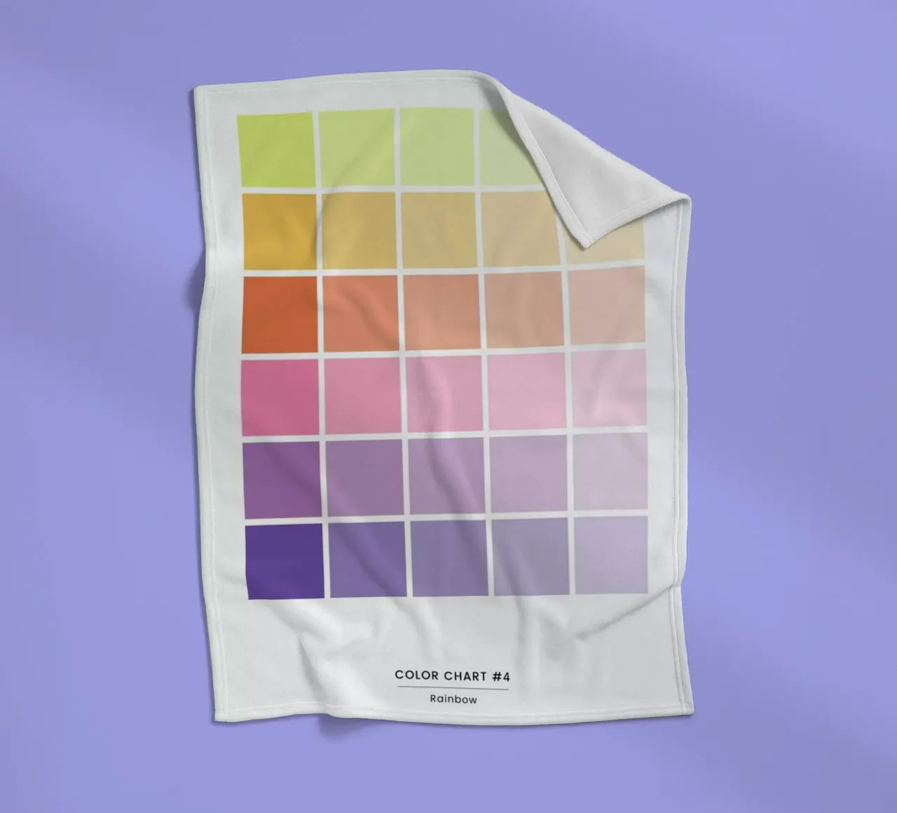 Rainbow fleecedeken van daylight design studio