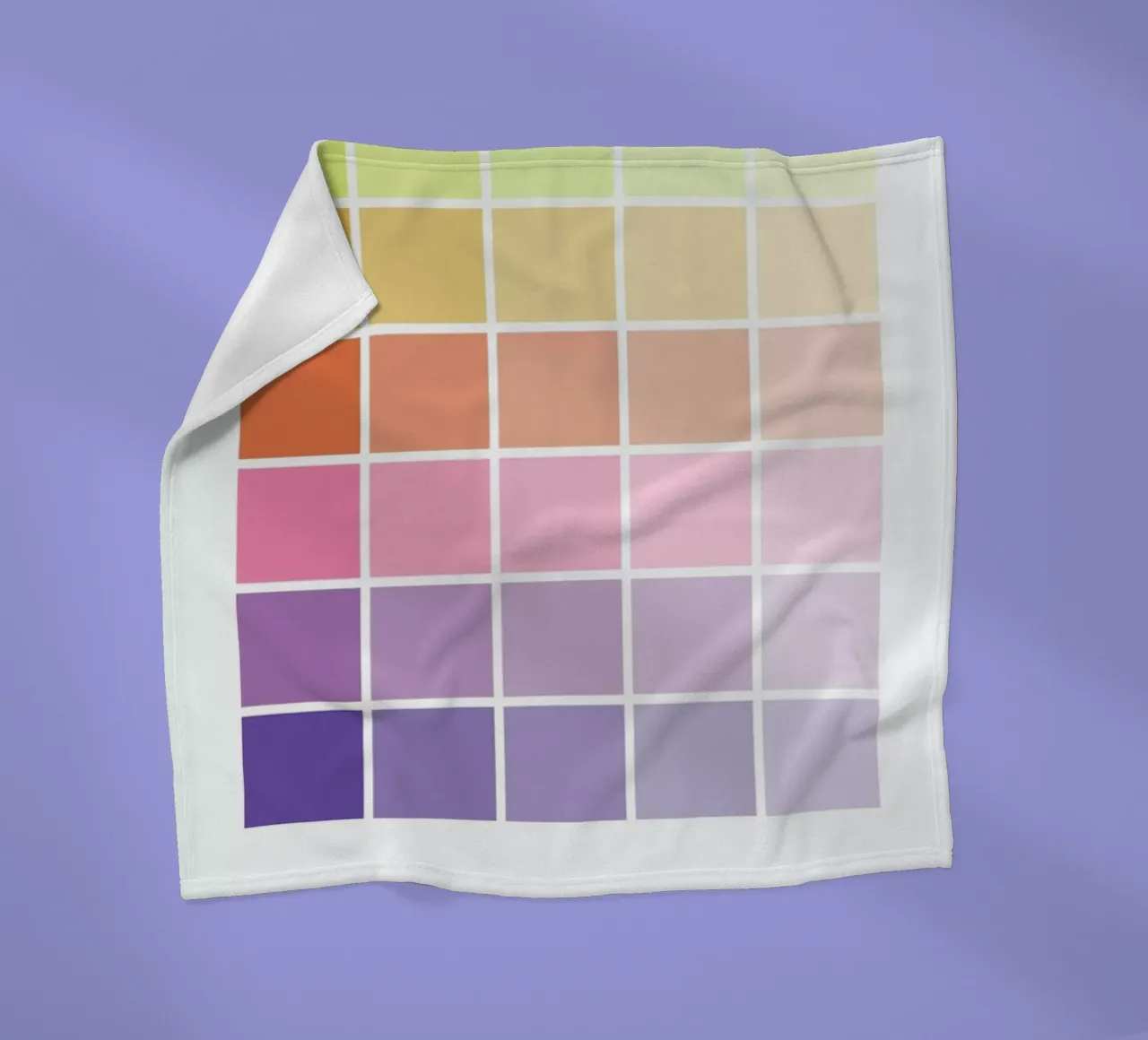 Rainbow coperta in pile da daylight design studio