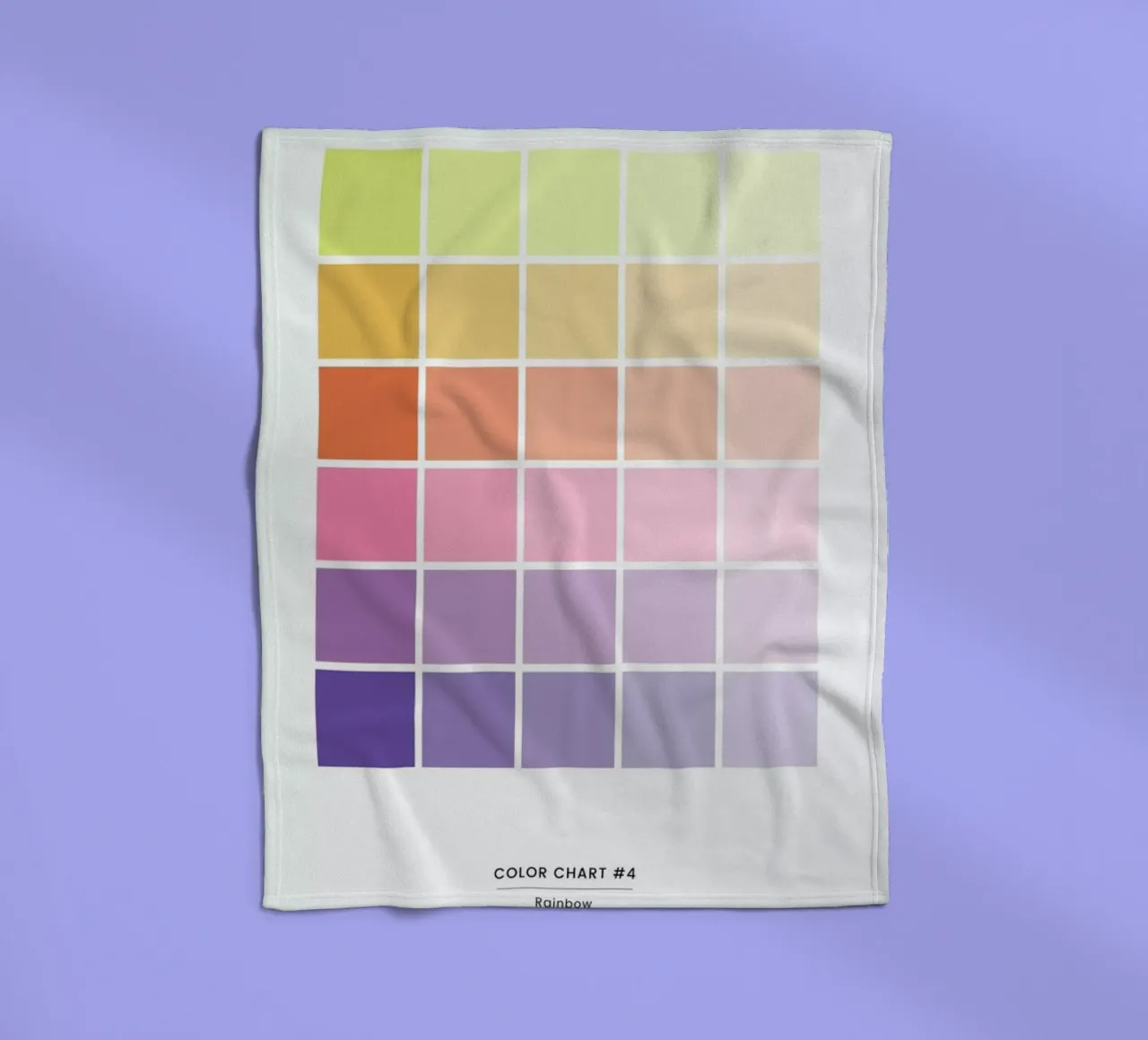 Rainbow fleecedeken van daylight design studio