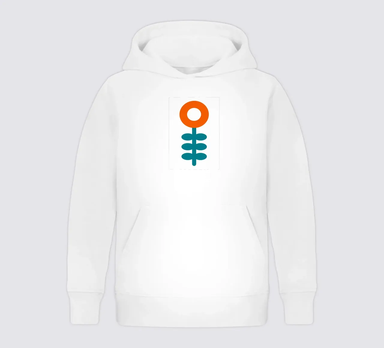 Retro Flower kids hoodie by diedrich