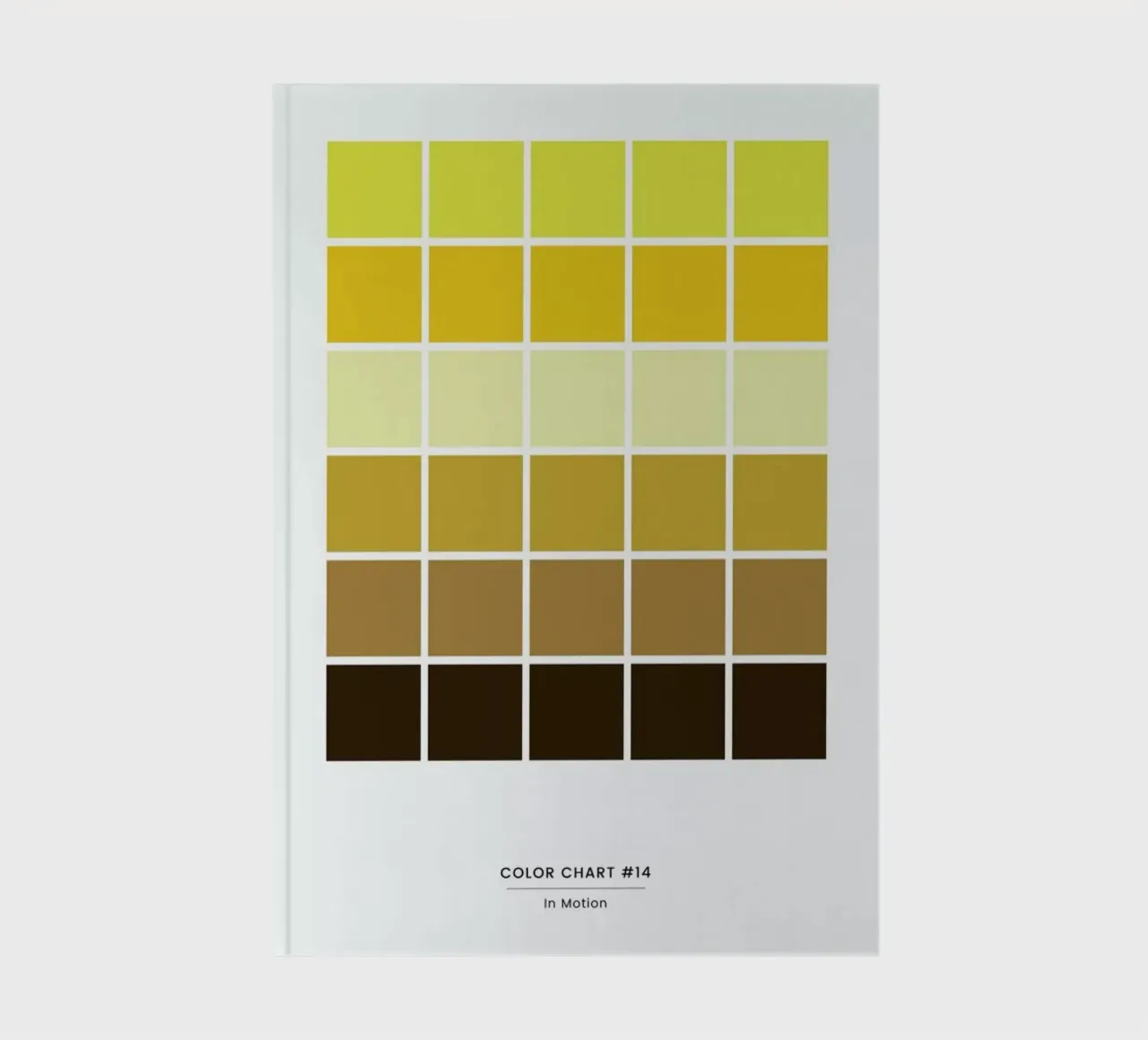 In Motion notebook by daylight design studio
