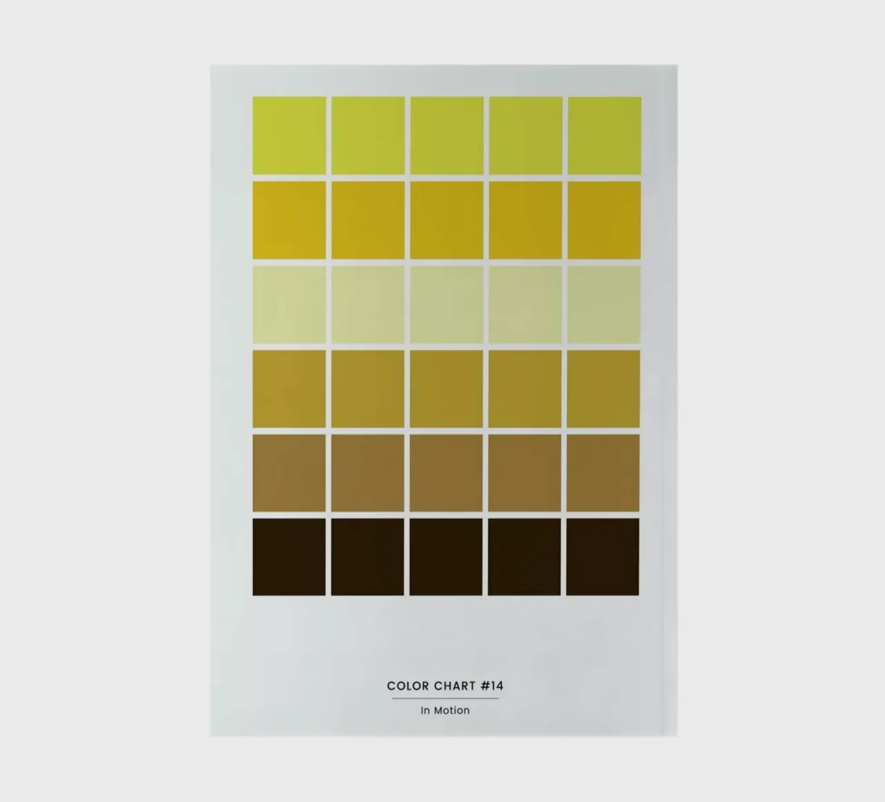 In Motion notebook by daylight design studio