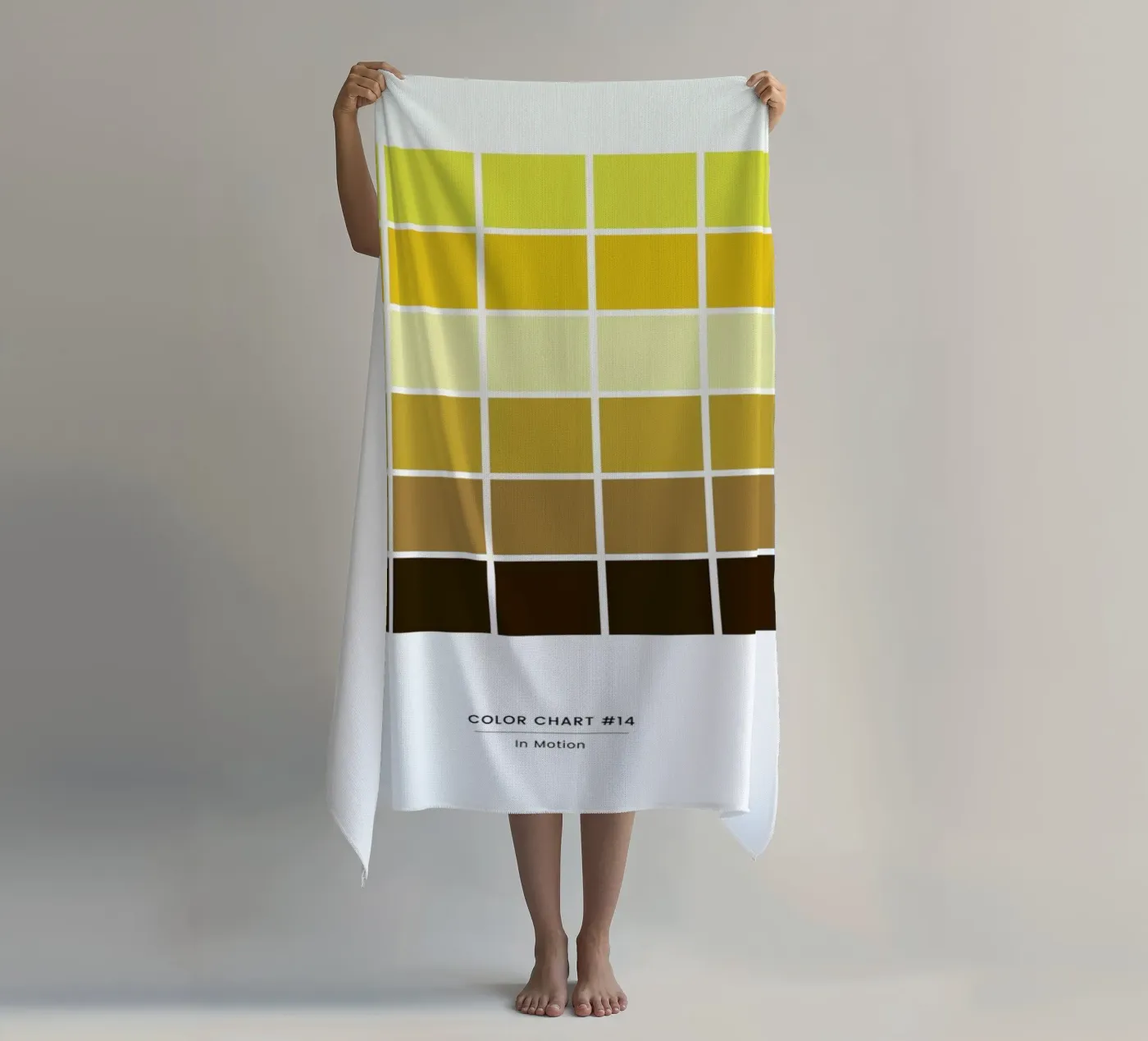 In Motion strandhanddoek van daylight design studio