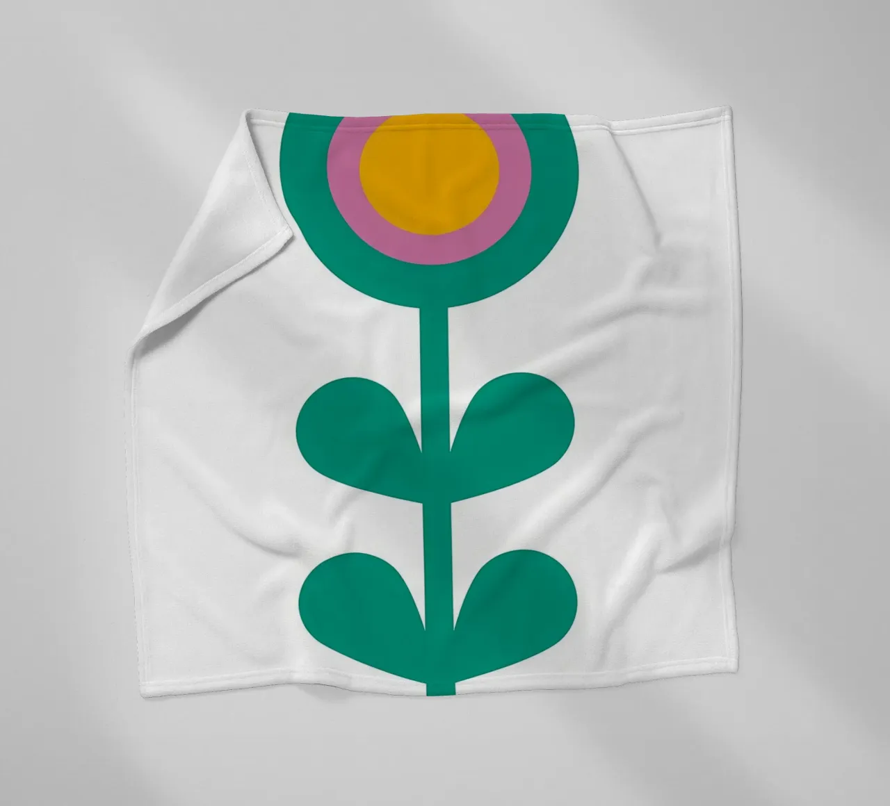 Fiore retrò coperta in pile da diedrich